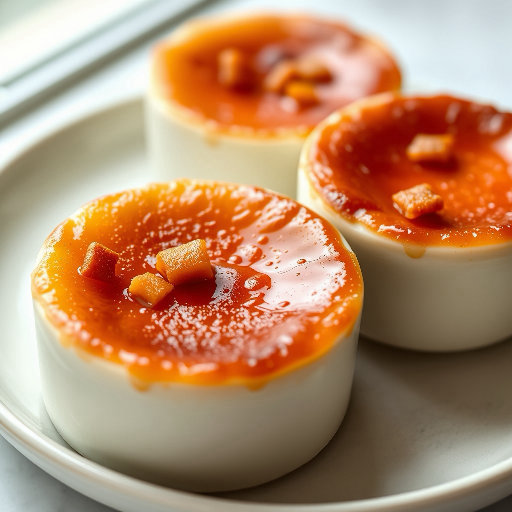Crème Brûlée au Pandan et Riz Glacial