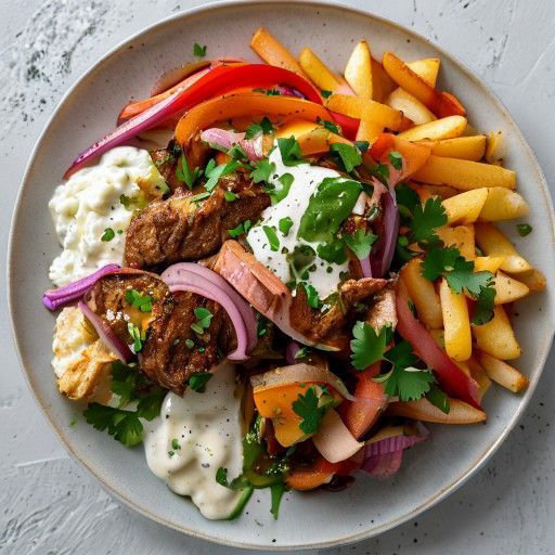 Arctic Lomo Saltado with Skyr-Aji Verde